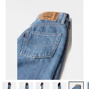 GANNI x Levi jeans with slit